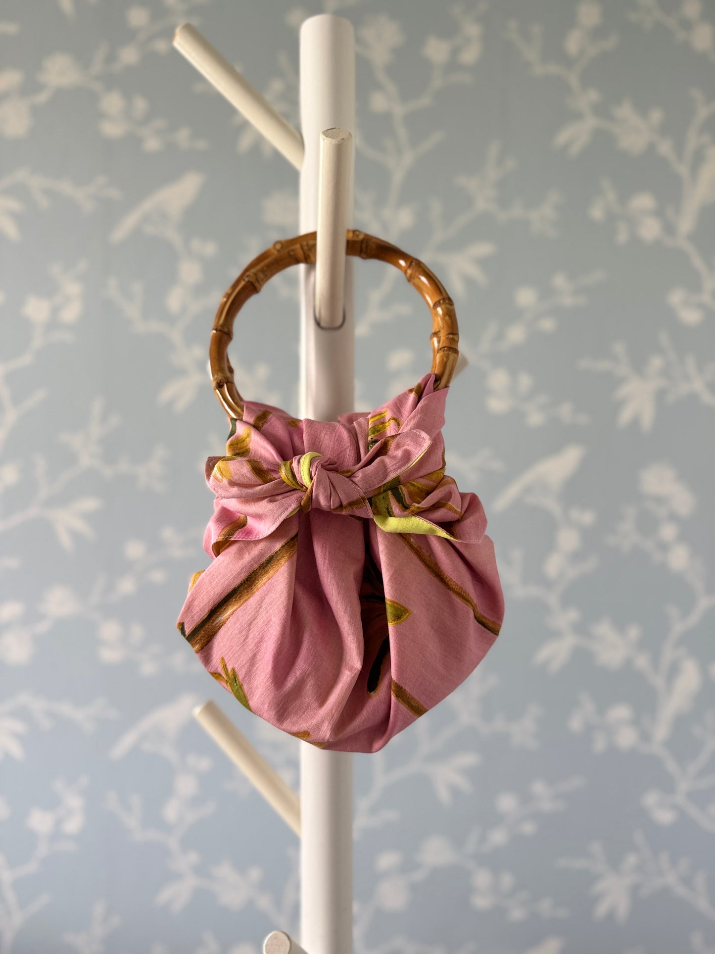 Japanese Bamboo Bag | Pink Paradise