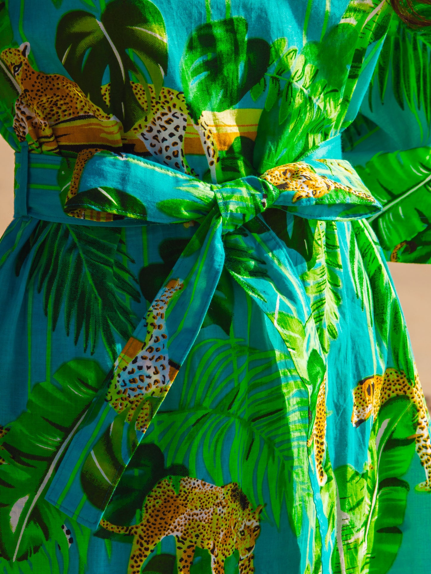 Kimono Dress | Caribbean Leopard