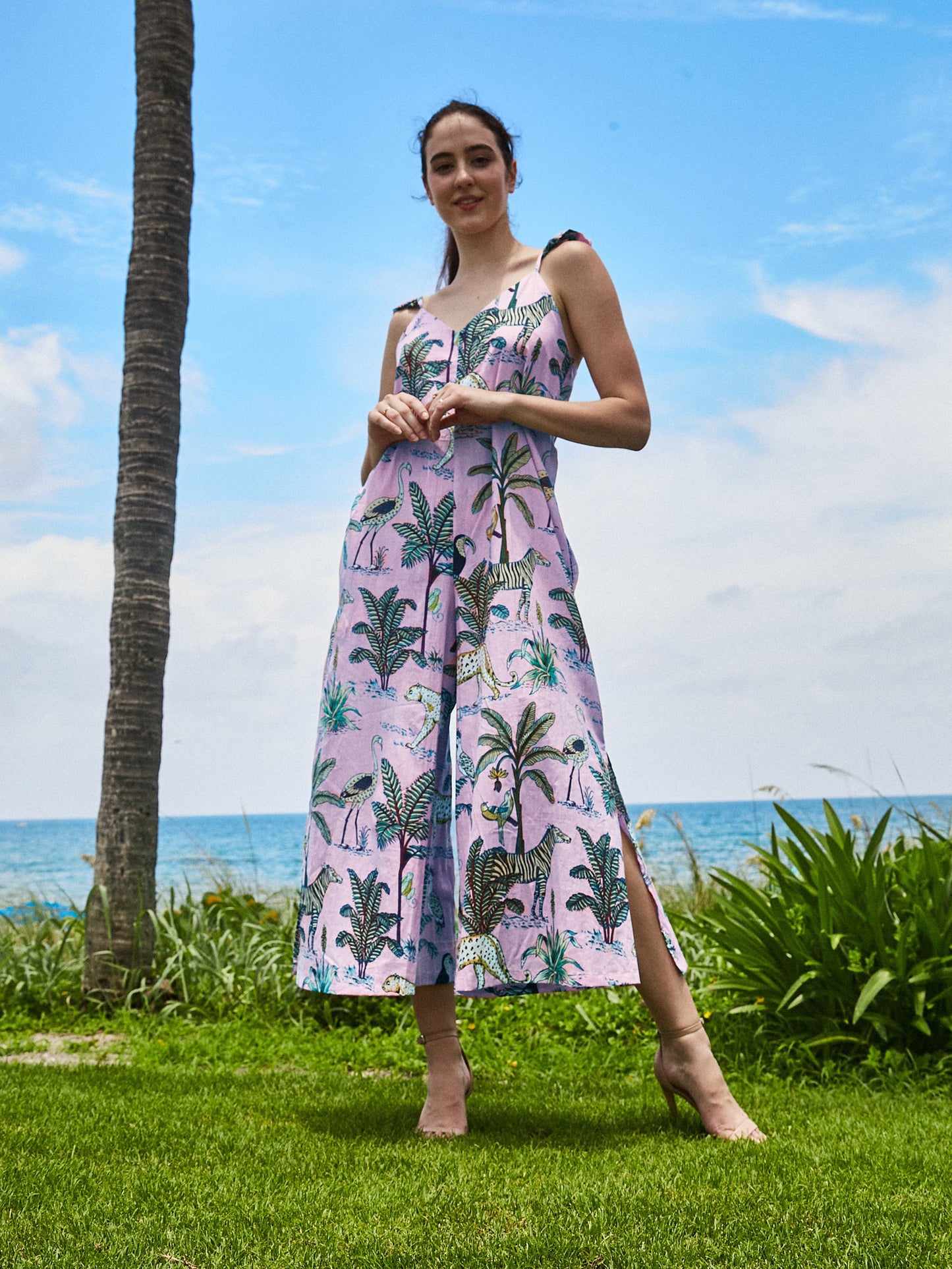 Angel Jumpsuit | Zoo Pink Moon