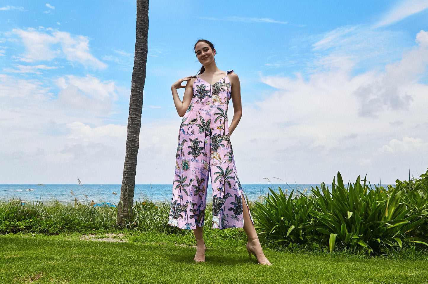 Angel Jumpsuit | Zoo Pink Moon