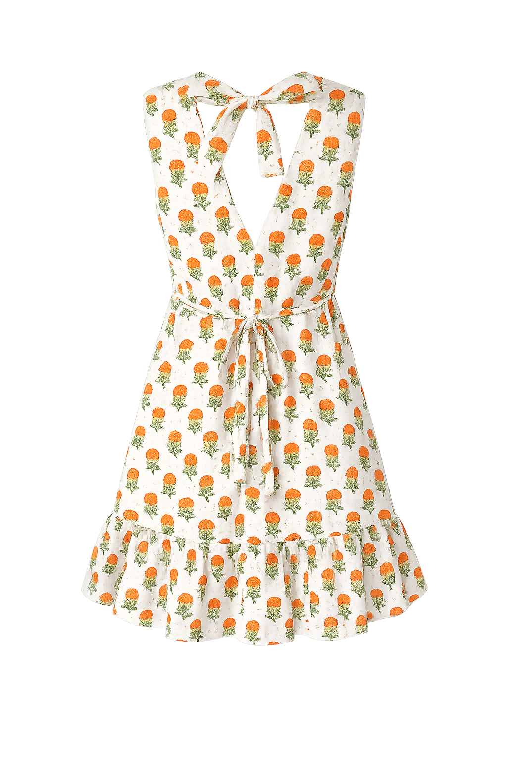 V-neck Petite Femme Poppy Orange