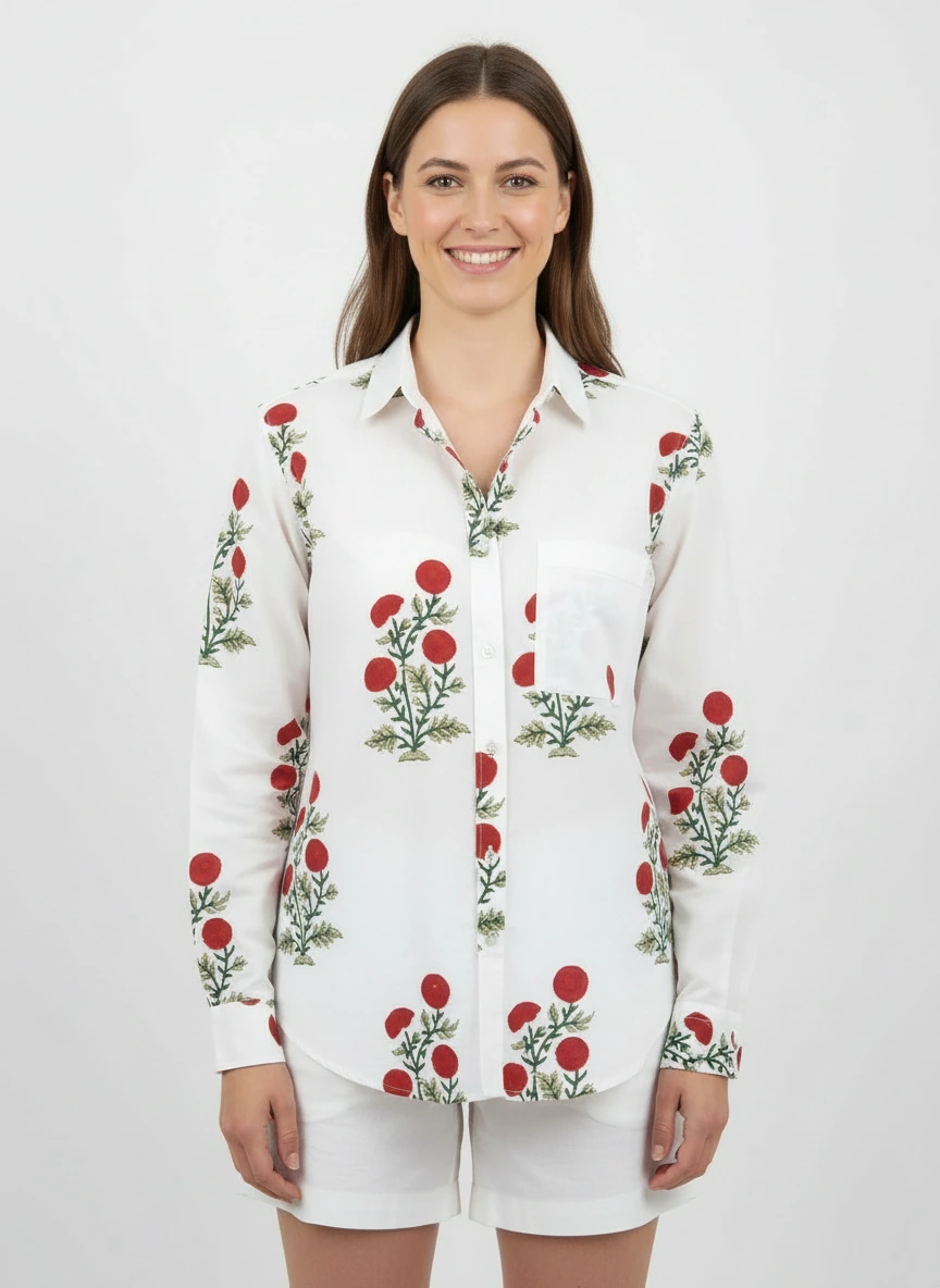 Resort Shirt Unisex Rouge