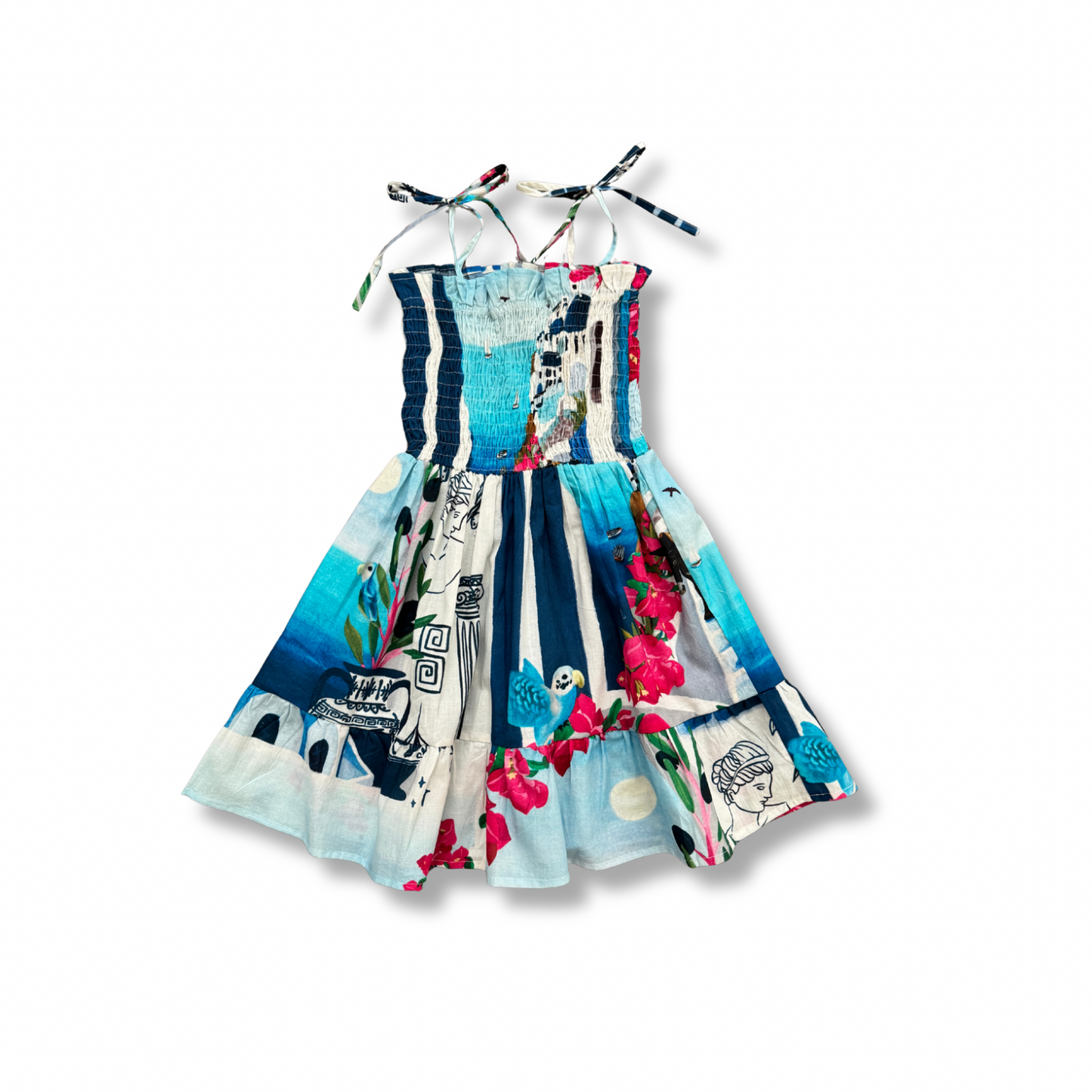 Sunny Smock Dress | Kids | Santorini