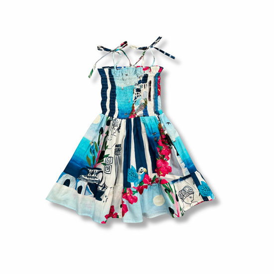 Sunny Smock Dress | Kids | Santorini Age 2-4