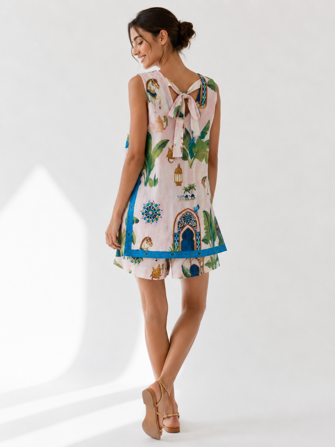 Lanai Set V-neck top & Cutie shorts | Morocco Limited Edition