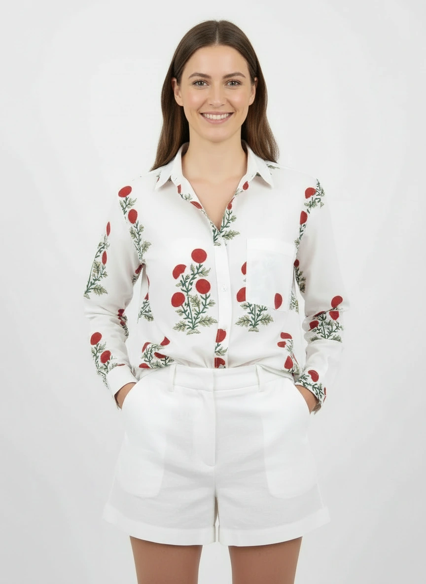 Resort Shirt Unisex Rouge