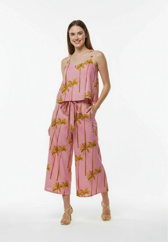 Wide Pants | Pink Paradise