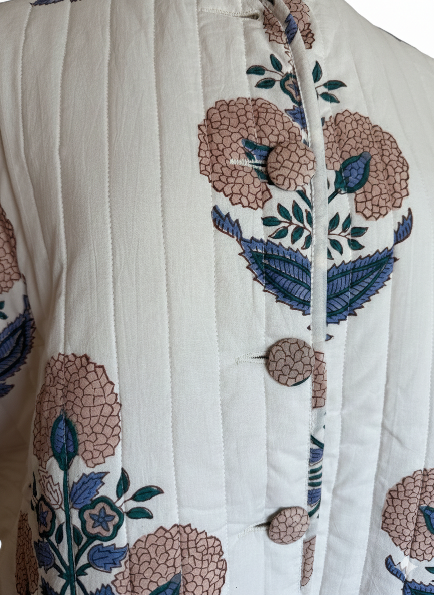 Quilted Cocoon Jacket