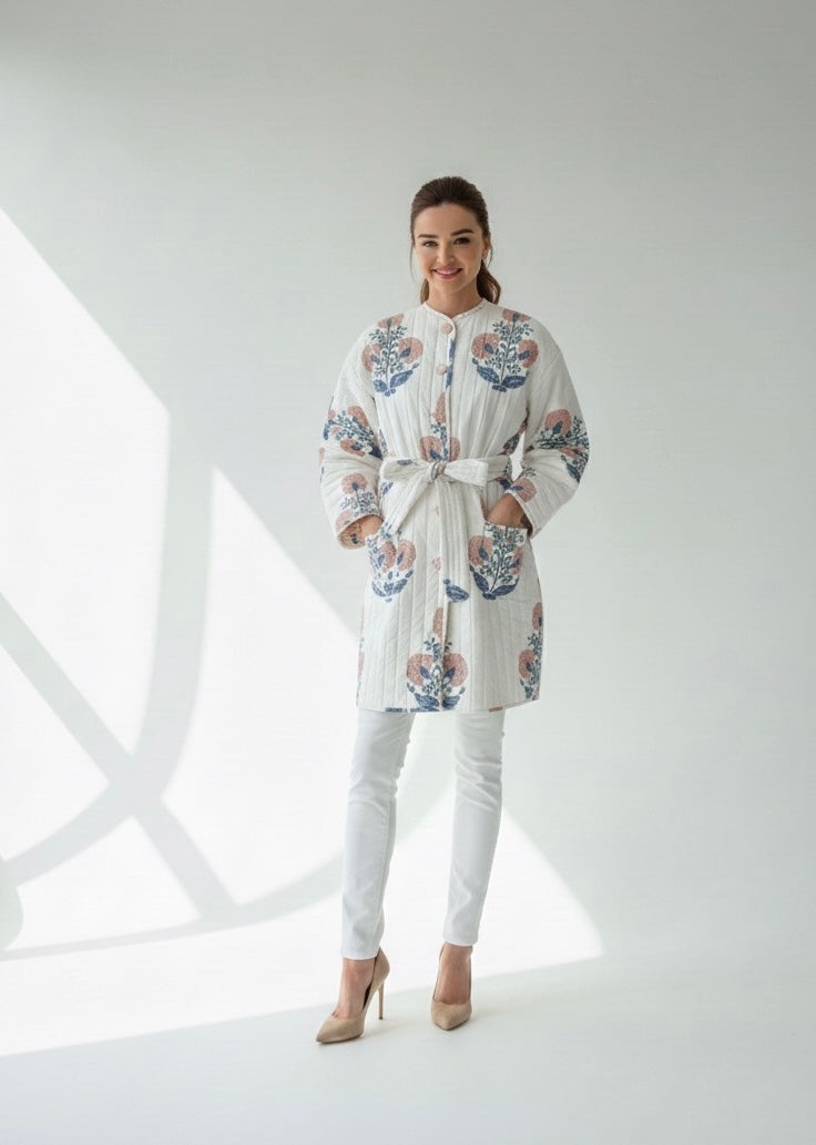 Quilted Cocoon Jacket