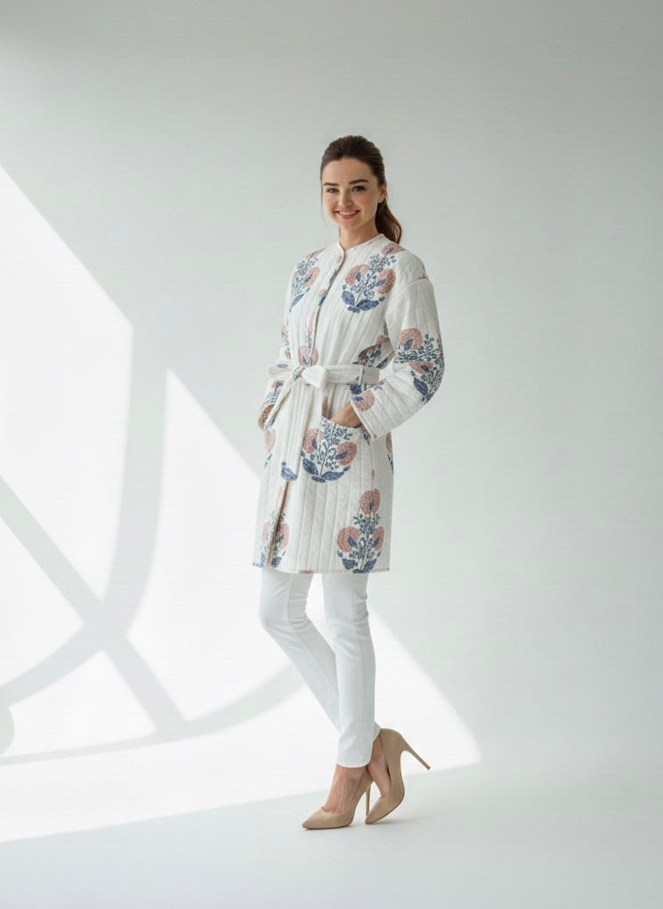 Quilted Cocoon Jacket