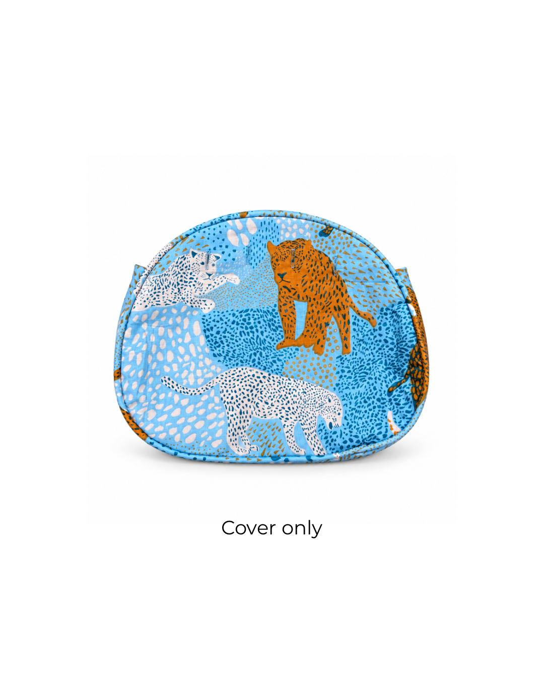 Bermuda Bag Blue Heart Leopard