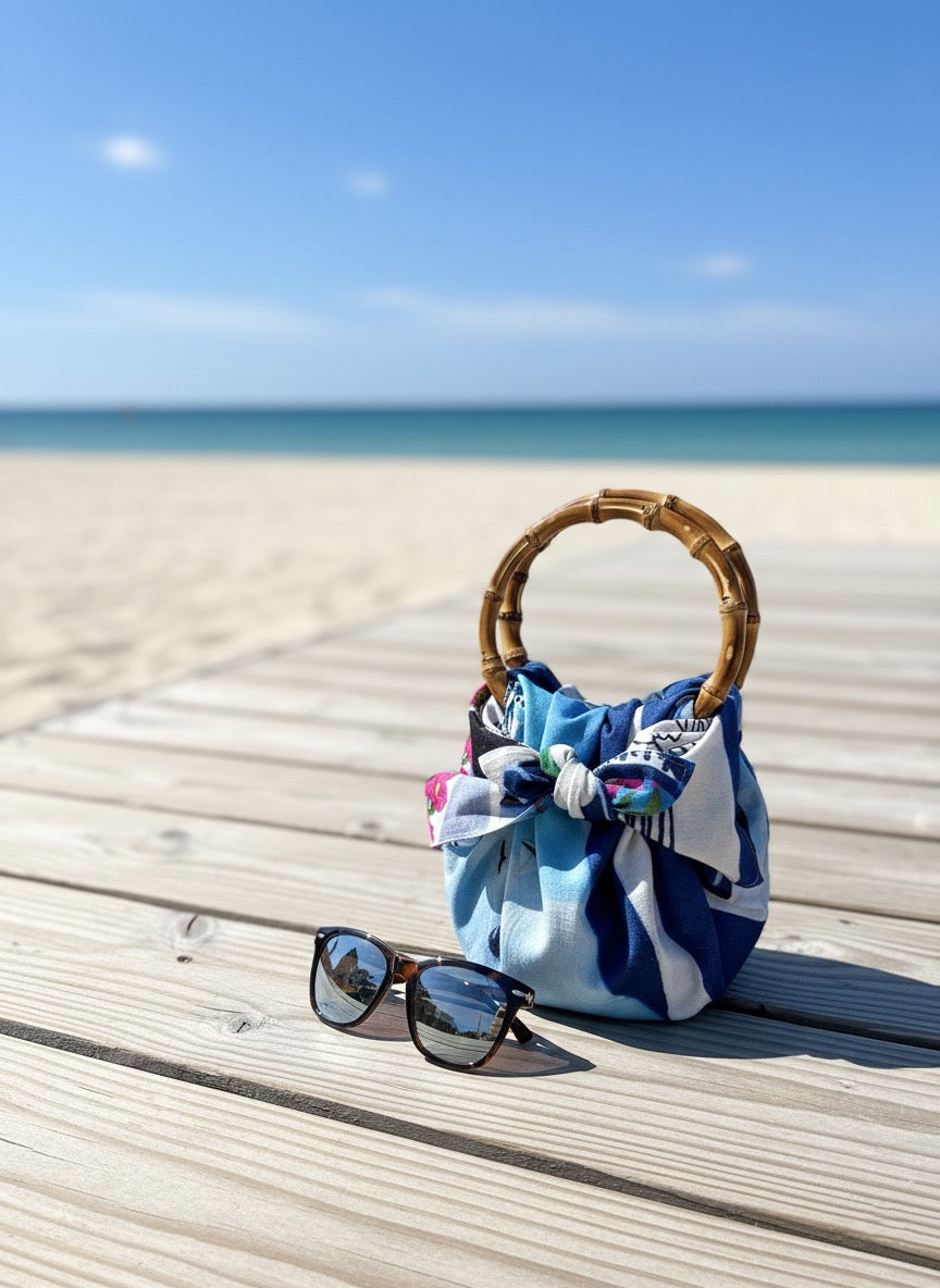 Japanese Bamboo Bag | Santorini Limited