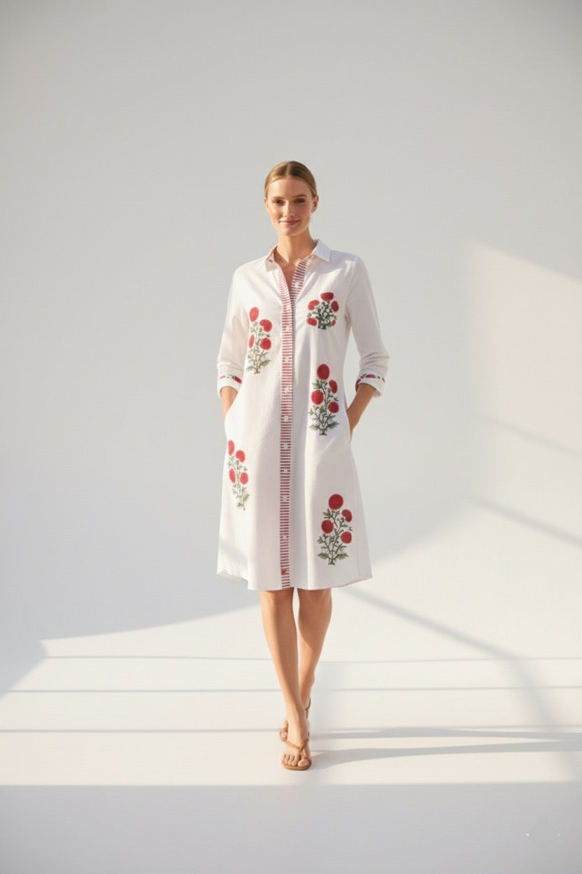 Amelia Shirt Dress | Rouge