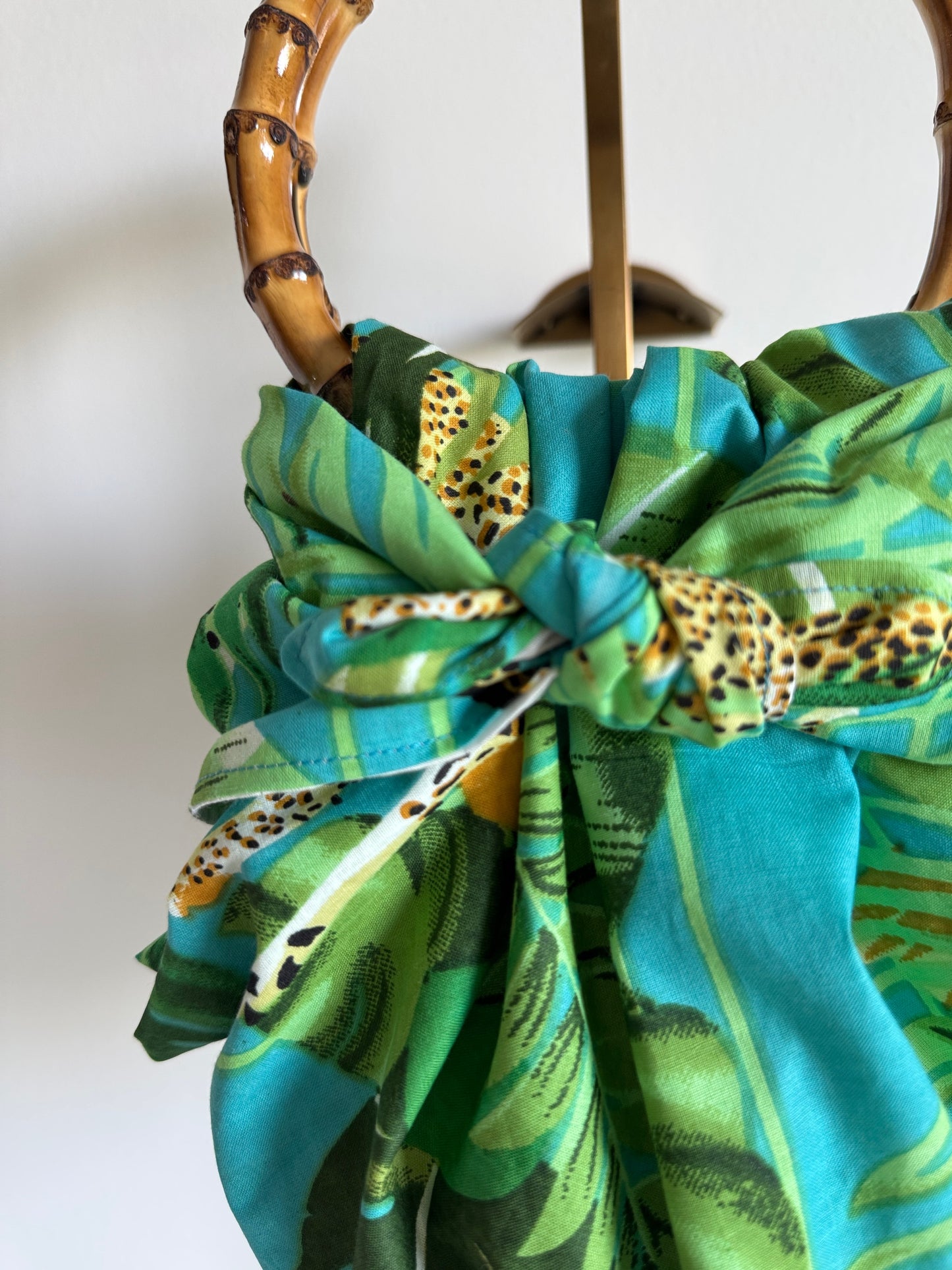 Japanese Bamboo Bag | Caribbean Leopard