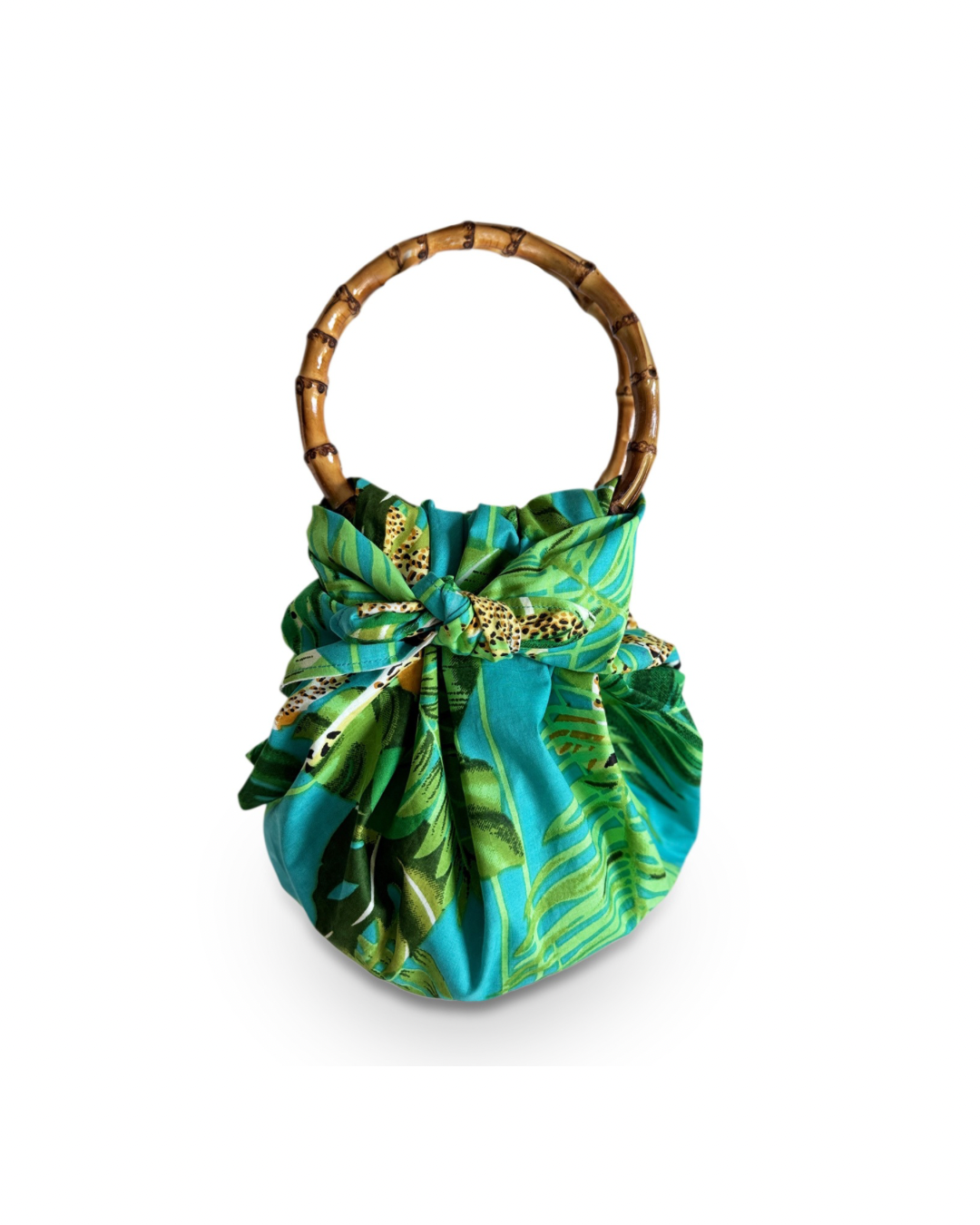 Japanese Bamboo Bag | Caribbean Leopard