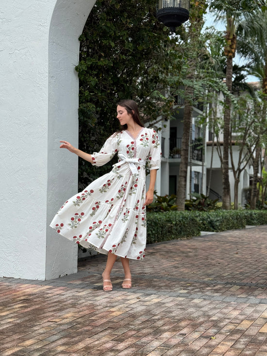 Botanica Maxi Dress | Rouge