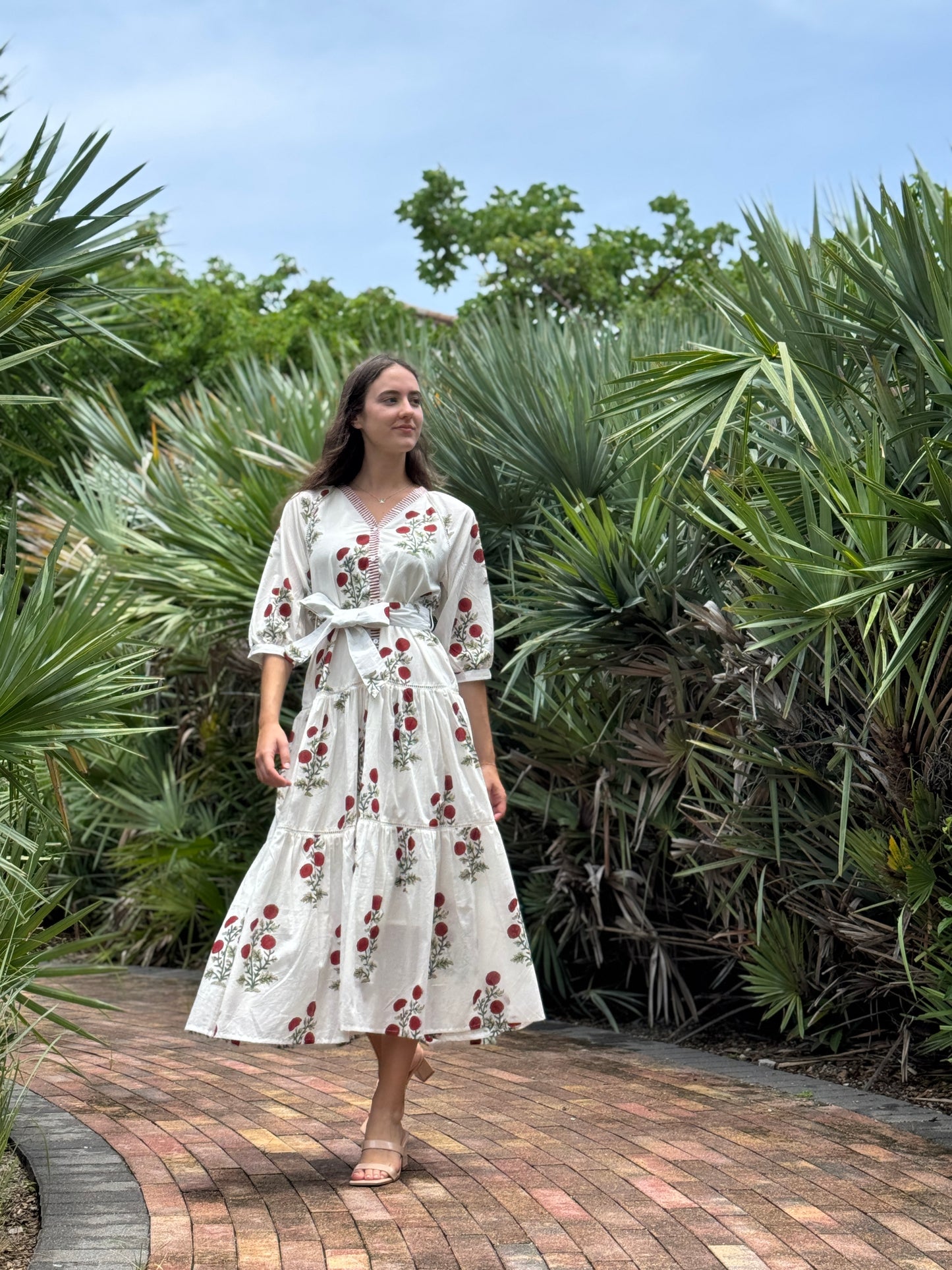 Botanica Maxi Dress | Rouge
