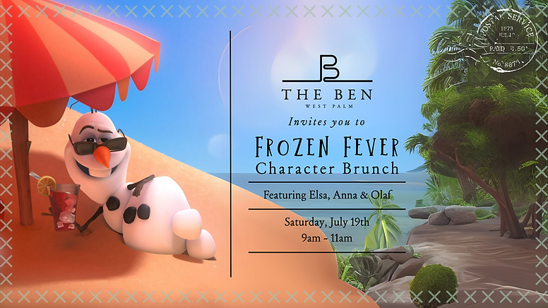 A Frozen Fever Character Brunch