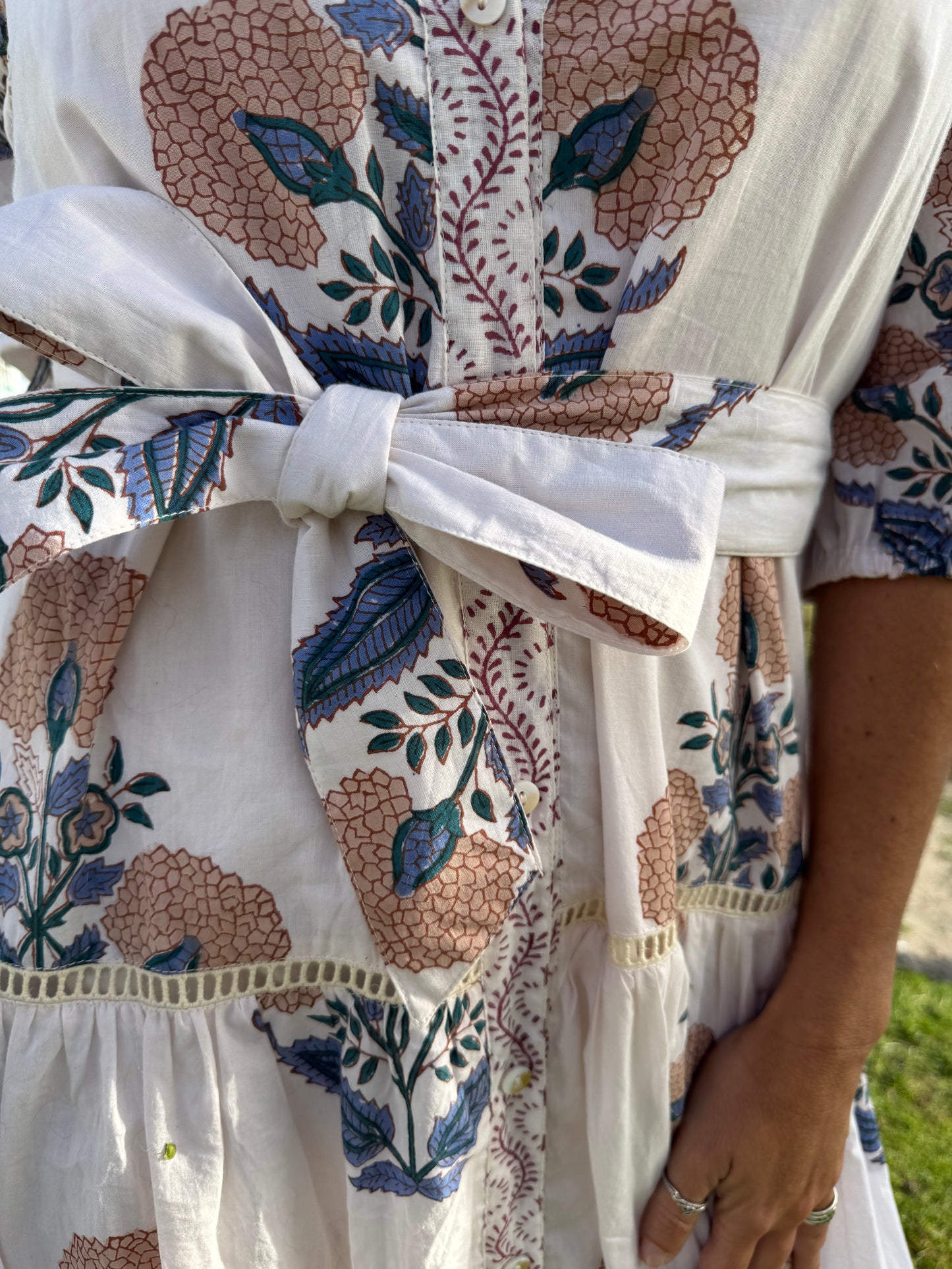 Botanica Maxi Dress | Mocha Botanical