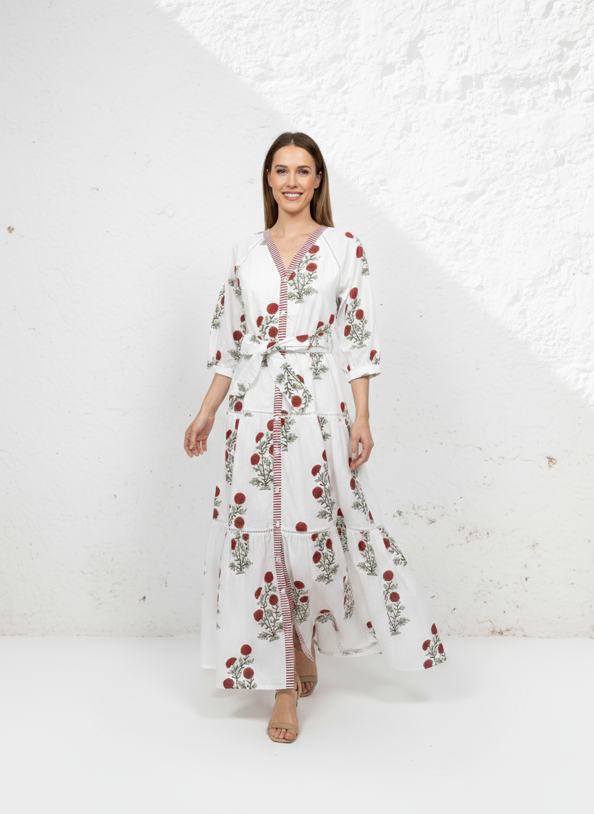 Botanica Maxi Dress | Rouge