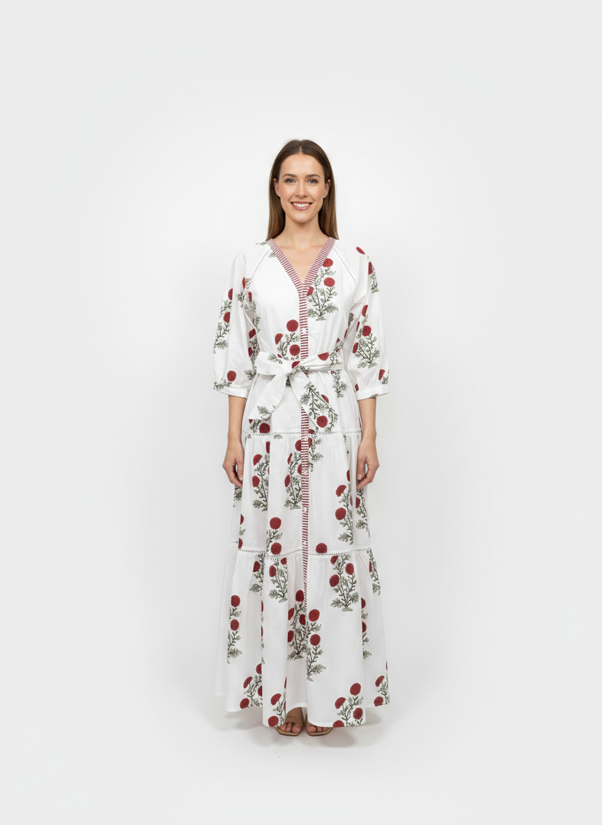 Botanica Maxi Dress | Rouge
