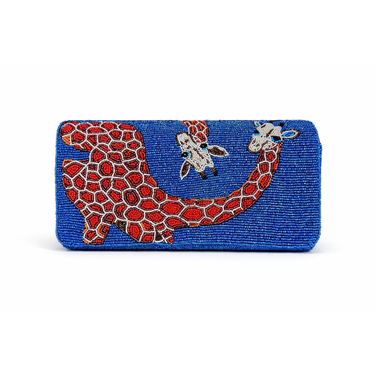 Beaded Frame Bag Giraffes